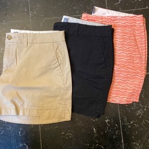 Lot of 3 Old Navy Chino Shorts—Size 8